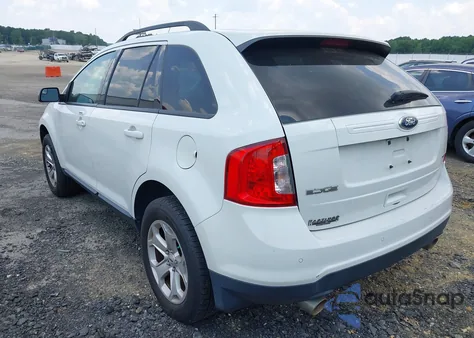 2013 Ford Edge Sel z USA, uszkodzony, nr VIN 2FMDK3JC6DBB93874